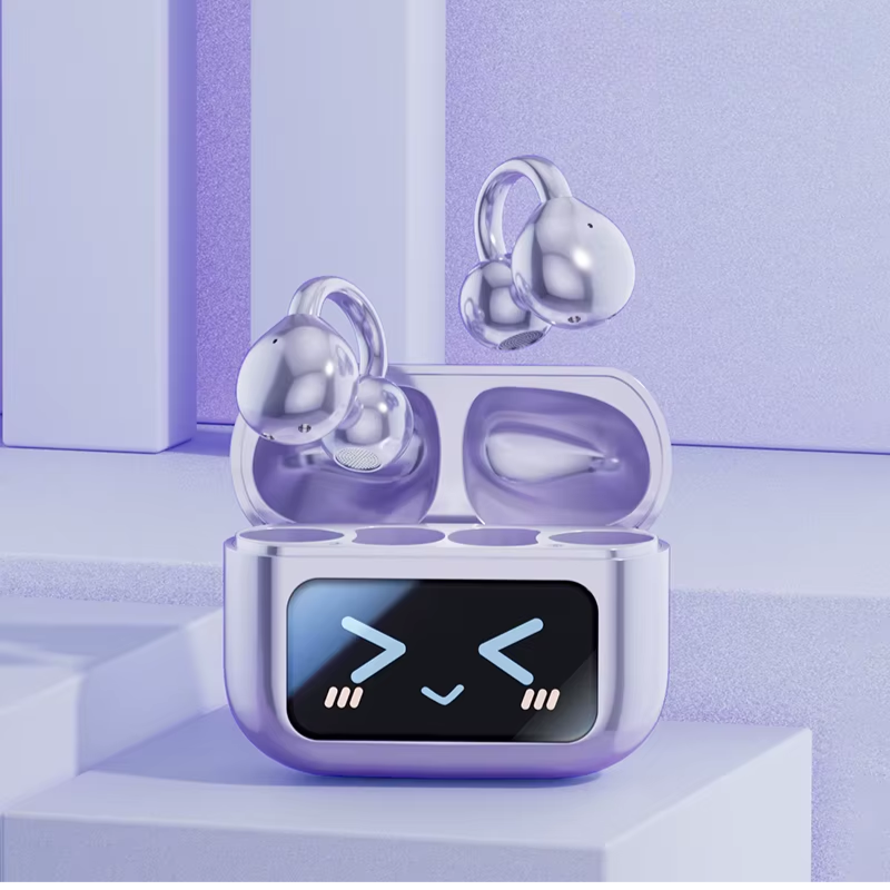 EchoGrip™ M100 ENC Ear Clip Earphones – Style, Sound, and Smart Control