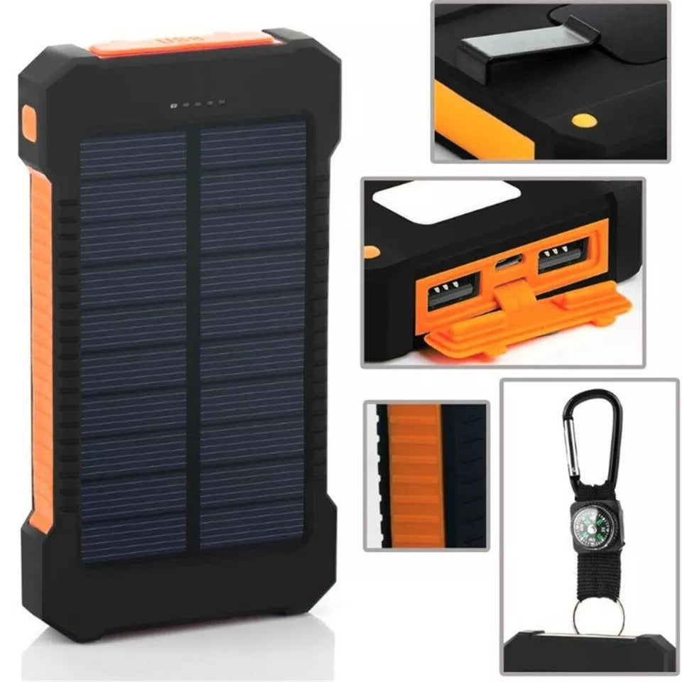 10,000mAh Solar Power Bank